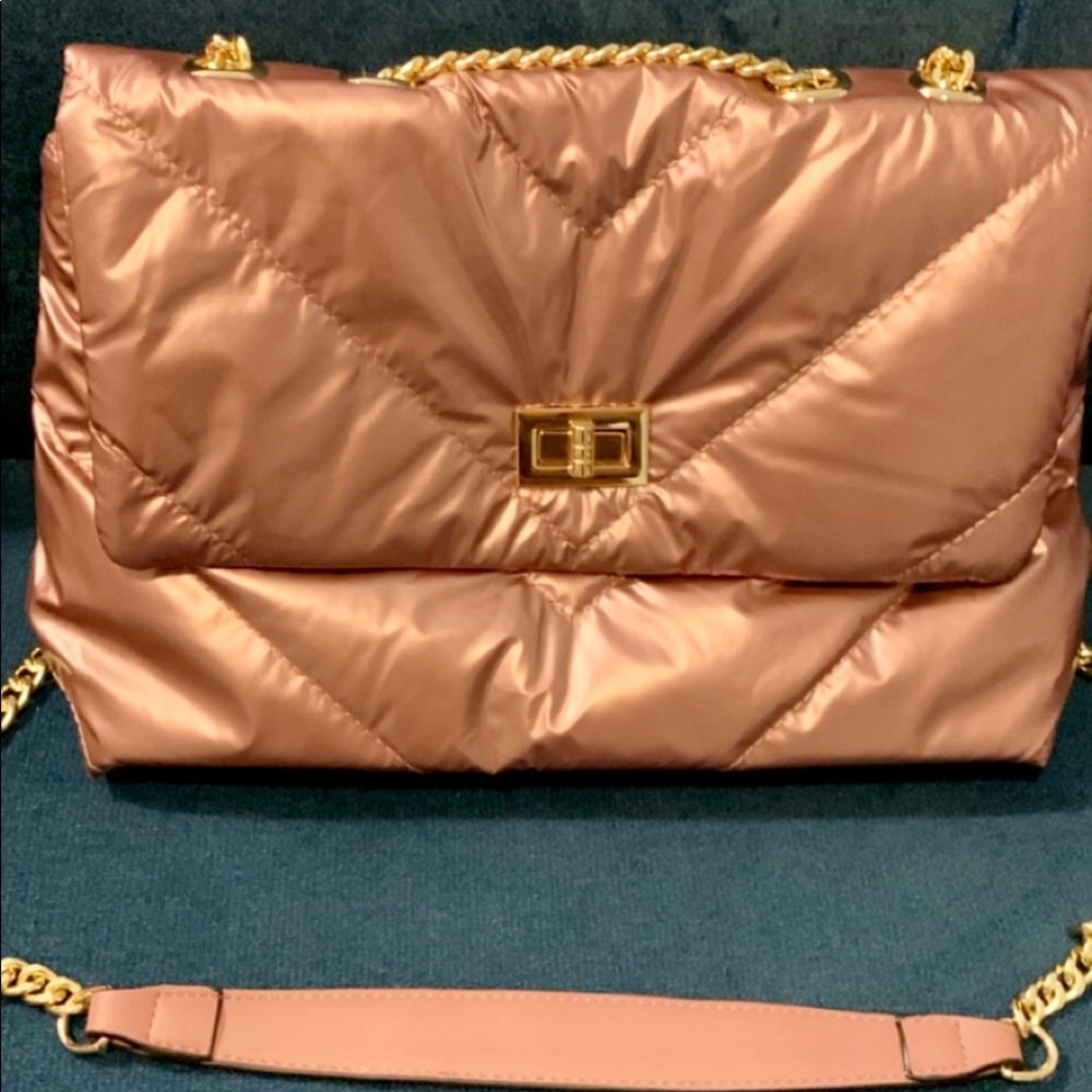 COPY - Bronze Puffer Bag